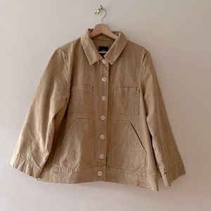 Ilana Kohn May Jacket in Shroom Japanese Denim : L/XL